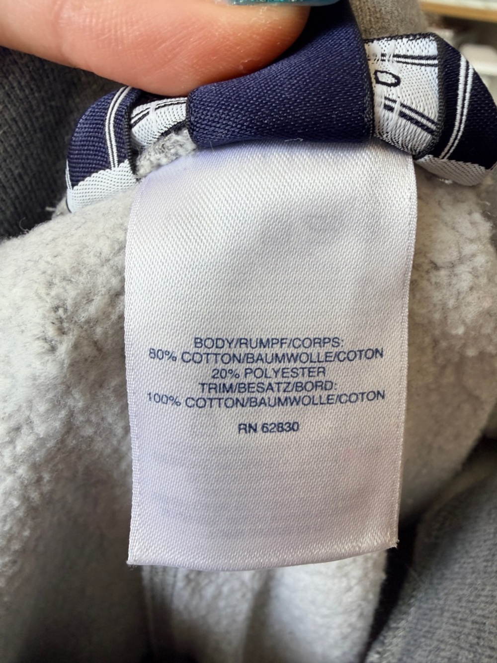Lands' End Gray sweatpants size medium - Picture 4 of 5